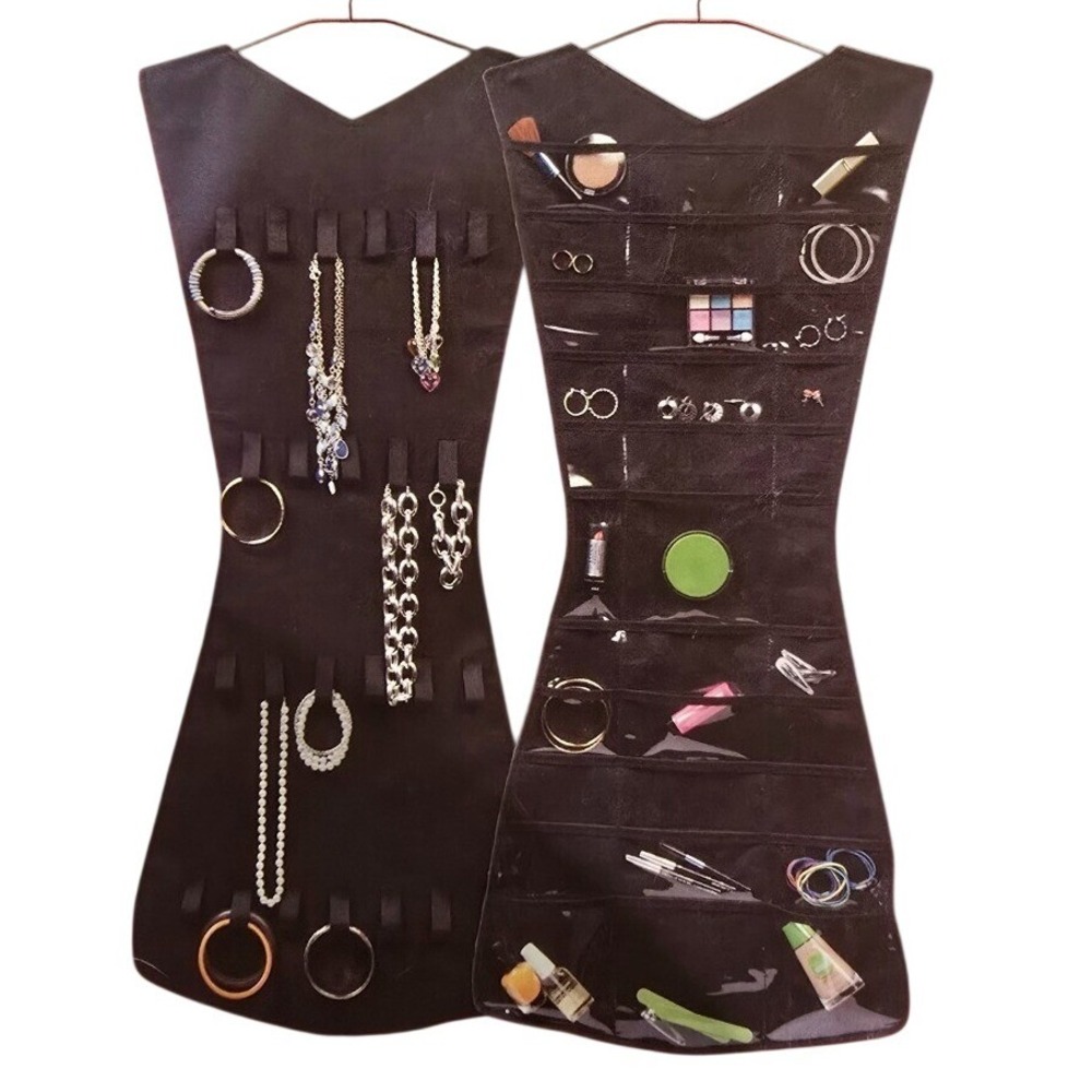 Hanging Jewelry Organizer Double Sided 17" x 43" Easy Home Aldi‎ NEW!